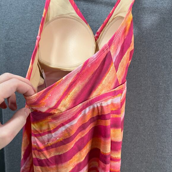 Kim Gravel x Swimsuits Hanky Halter Top & Brief Set Tequila Sunrise Size 8 - Picture 4 of 8